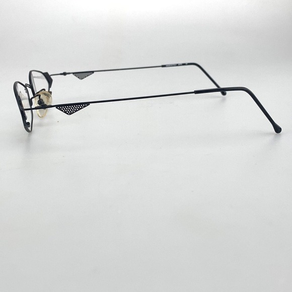 ARTE Eyeglasses Frames mod. 7004 Metal Geometric Blue Hand painted Italy NOS - Picture 2 of 8